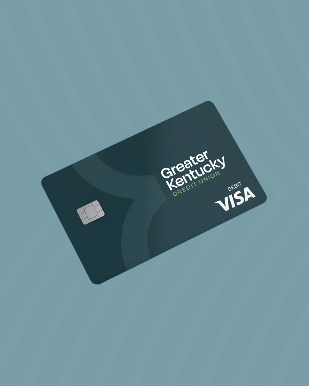 The redesigned Greater Kentucky Credit Union debit card