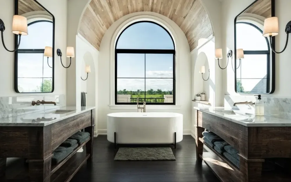 A Right Angle Home Services bathroom remodel